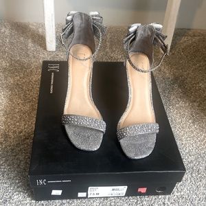 Material Girl 3.5 inch sparkly heels size 7